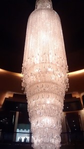 This chandelier was sparkly