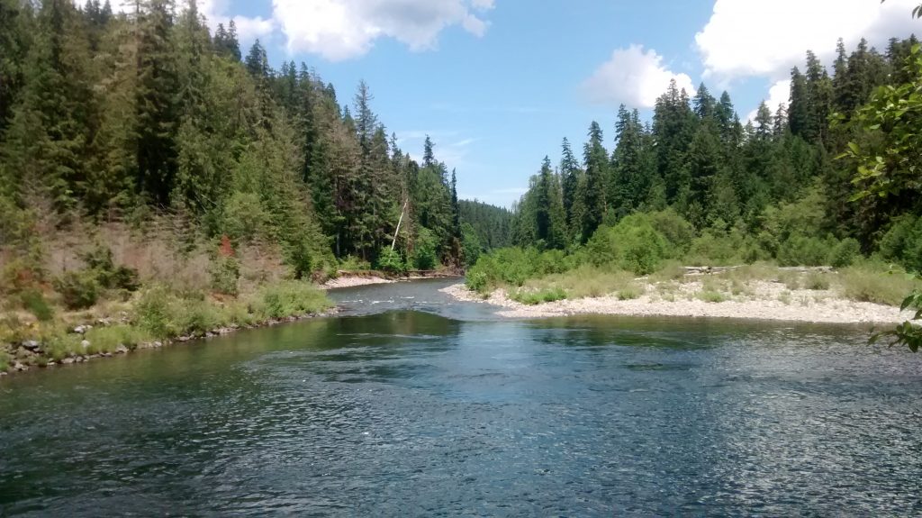 Callowash and Clackamas Rivers in Oregon