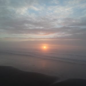 Sunset in Newport Oregon