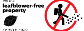 Leafblower-free property